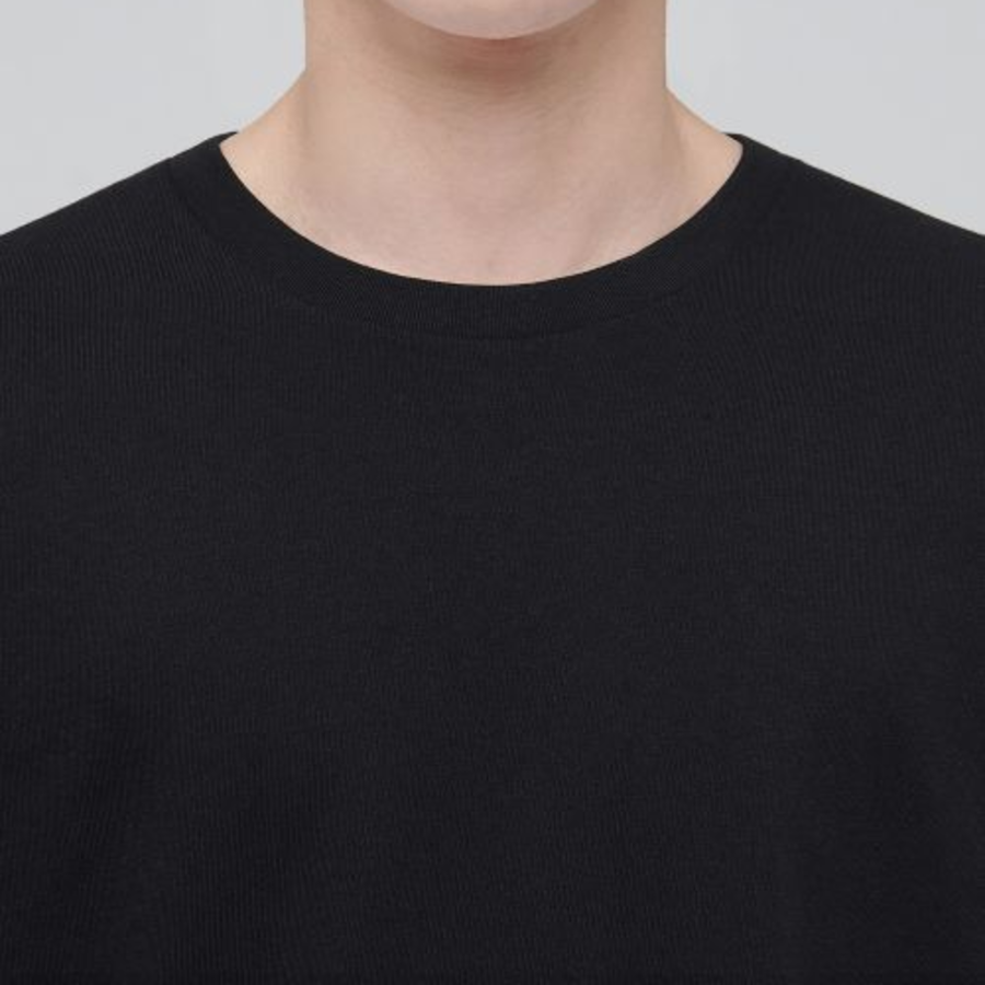 Layered Sleeveless Top — Long Length — Black