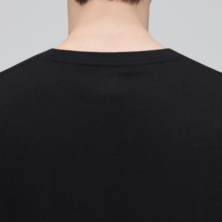 Layered Sleeveless Top — Long Length — Black