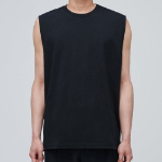 Layered Sleeveless Top — Long Length — Black