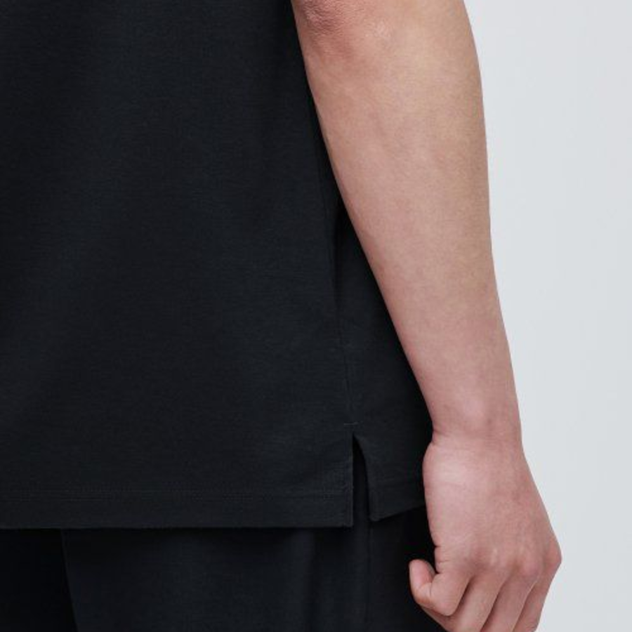 Layered Sleeveless Top — Long Length — Black