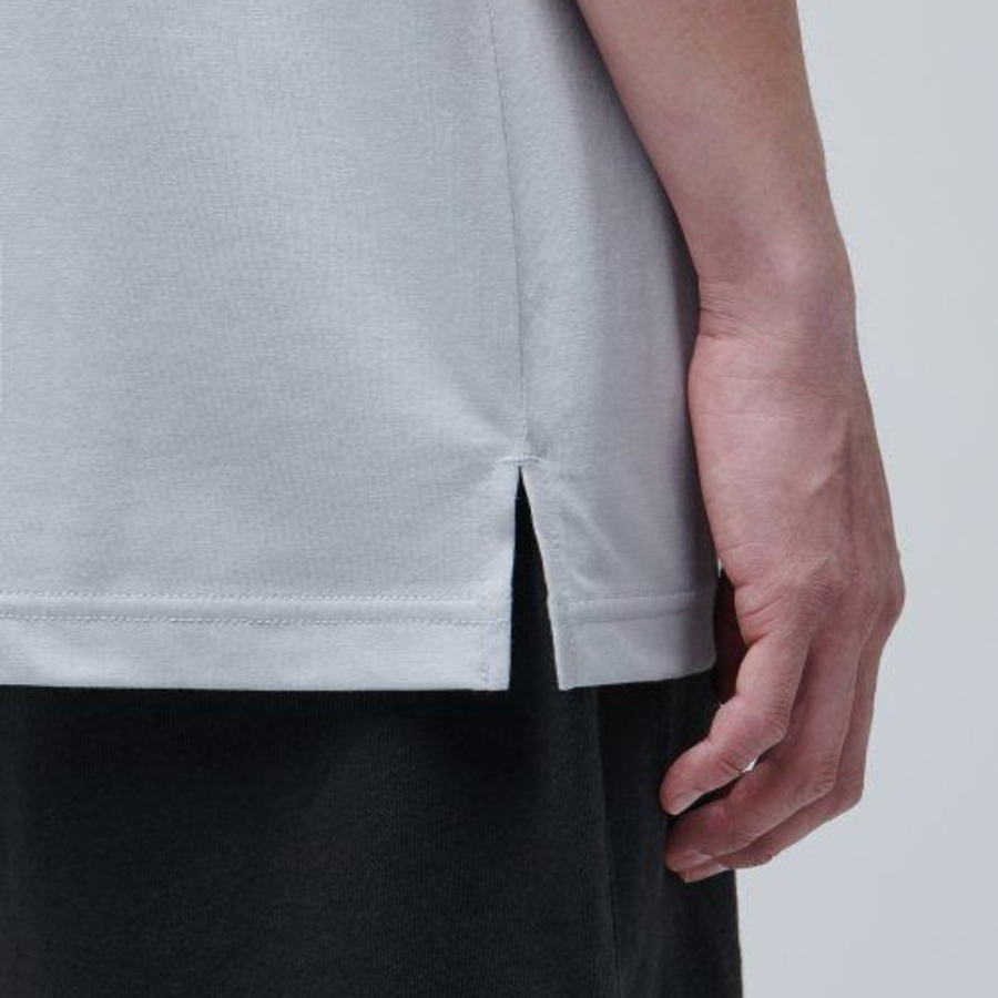 Layered Sleeveless Top — Long Length — Ash Grey