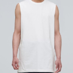 Layered Sleeveless Top — Long Length — Cream