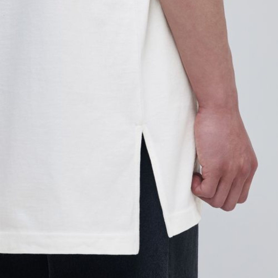 Layered Sleeveless Top — Long Length — Cream