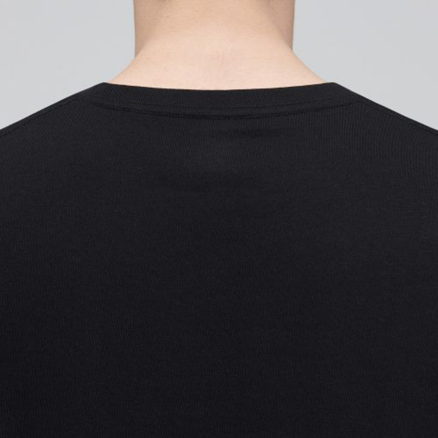Layered Sleeveless Top — Long Length — Black
