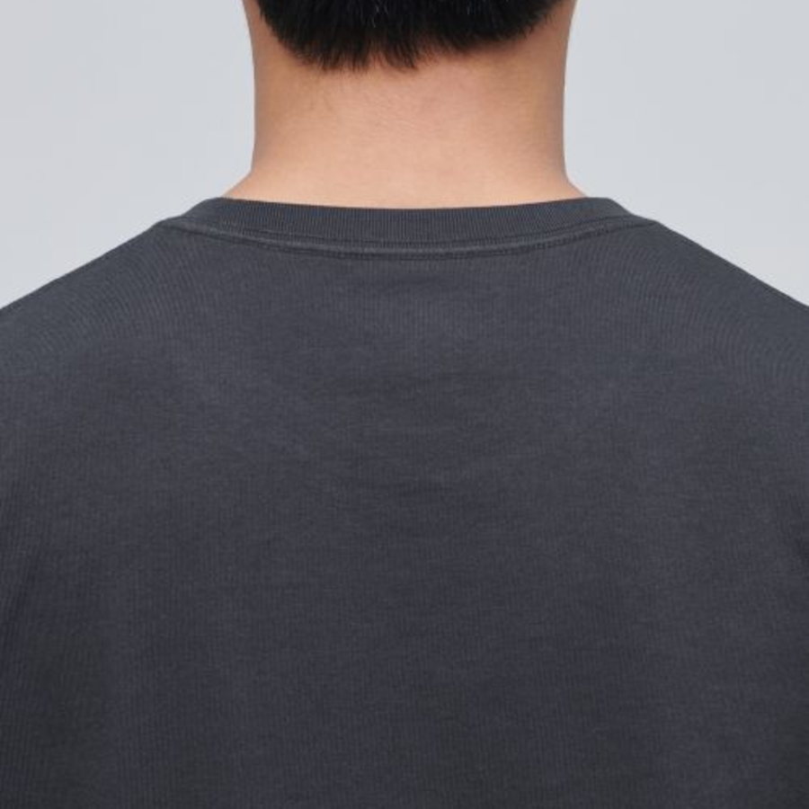 Layered Sleeveless Top — Long Length — Dark Grey