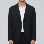 Relaxed Basic Blazer — Black