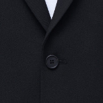 Relaxed Basic Blazer — Black