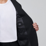 Relaxed Basic Blazer — Black