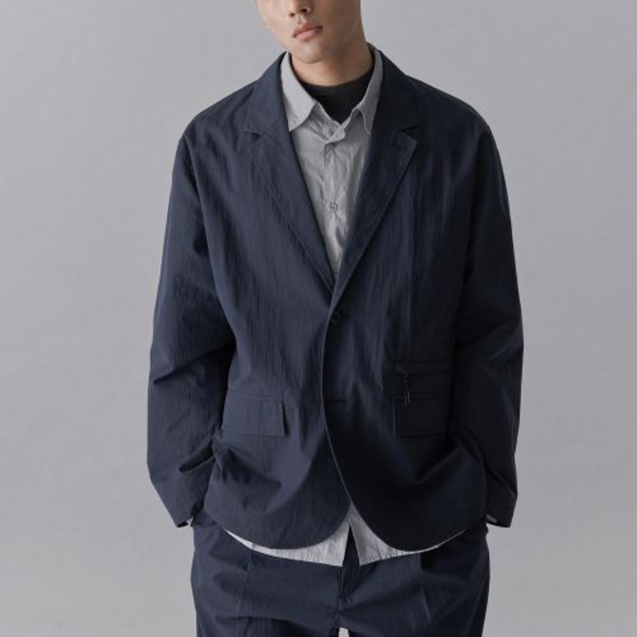 City Leisure CN Relaxed Blazer — Navy