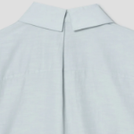 KUHO Cotton Rayon Blend Short Sleeve Shirt Blouse – Light Green