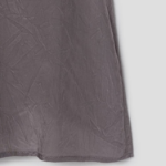 KUHO [Crease Series] Collar Neck Half-Sleeved Blouse – Purple