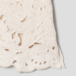 KUHO Lace Collar Neck Blouse – Ivory