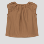 Theory Women Soft Lawn Easy Tie Blouse - Bronze