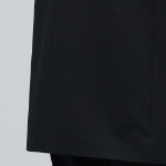 Collarless Blazer — Black