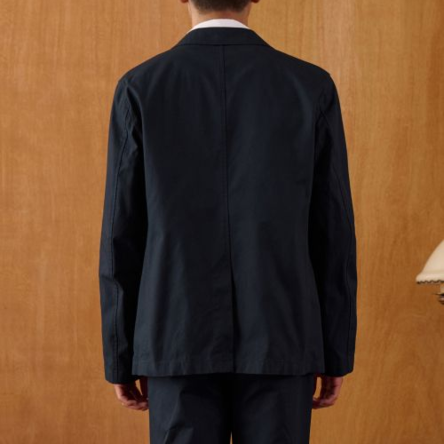 City Workers Cotton Blazer — Navy