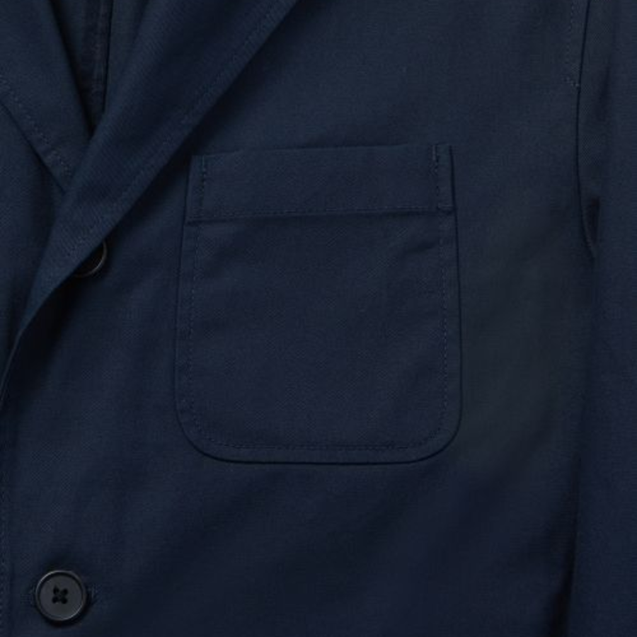City Workers Cotton Blazer — Navy