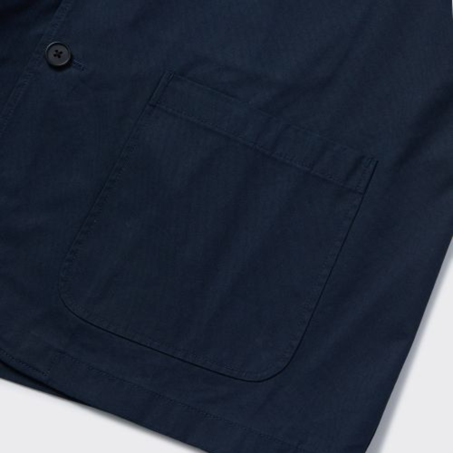 City Workers Cotton Blazer — Navy