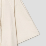 KUHO High-Neck Short-Sleeve Blouse – Ivory