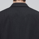 Lightweight Basic Blazer — Charcoal Grey