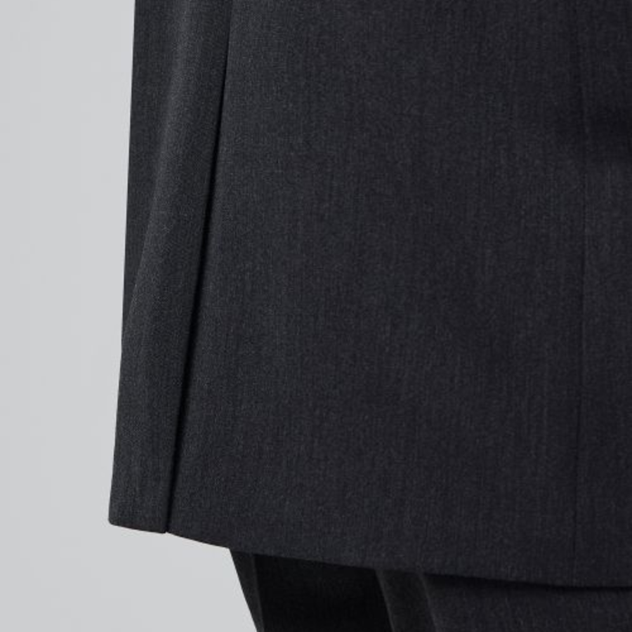 Lightweight Basic Blazer — Charcoal Grey