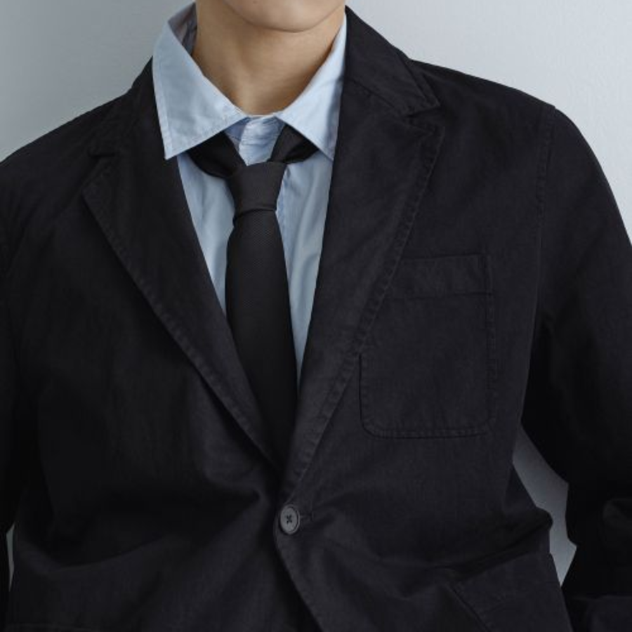 City Workers CN Garment Dyeing Blazer — Black
