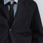 City Workers CN Garment Dyeing Blazer — Black