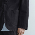 City Workers CN Garment Dyeing Blazer — Black