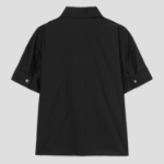 Theory Women Soft Lawn Cuff Pocket Shirt - Black