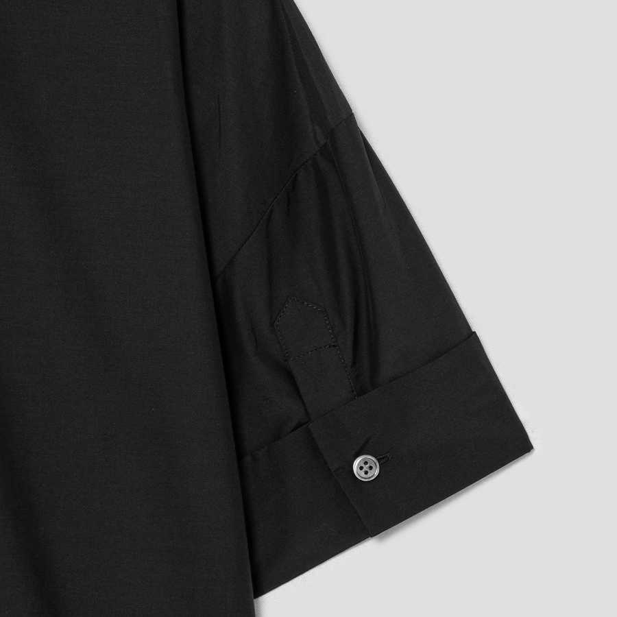 Theory Women Soft Lawn Cuff Pocket Shirt - Black