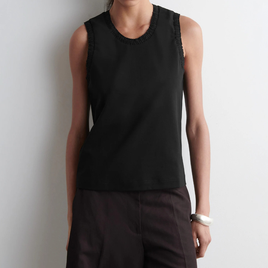 COS – Gathered Cotton Sleeveless Top
