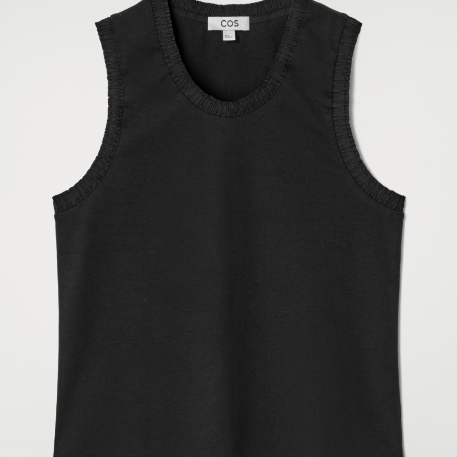 COS – Gathered Cotton Sleeveless Top