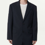 [Cool Standard] Oversized Blazer — Navy