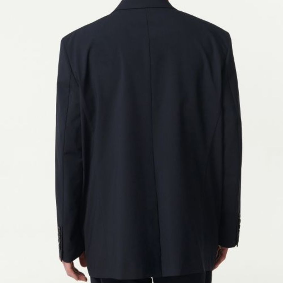 [Cool Standard] Oversized Blazer — Navy