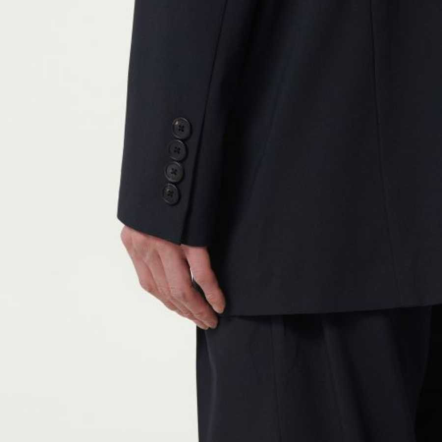 [Cool Standard] Oversized Blazer — Navy