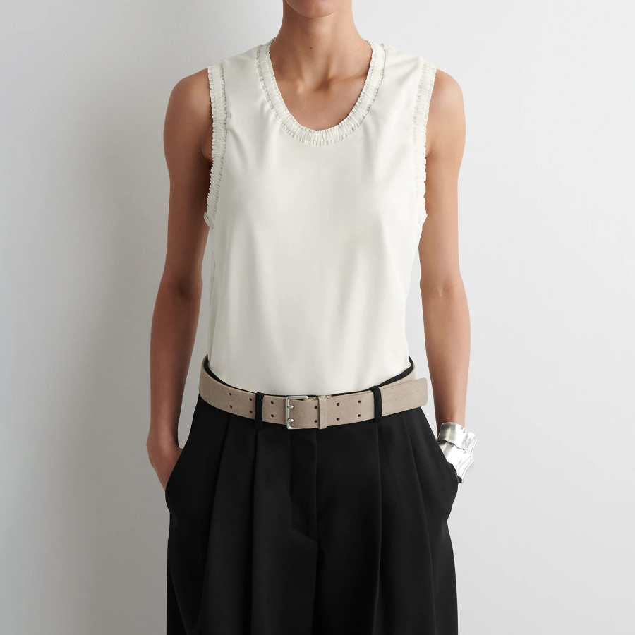 COS – Gathered Cotton Sleeveless Top