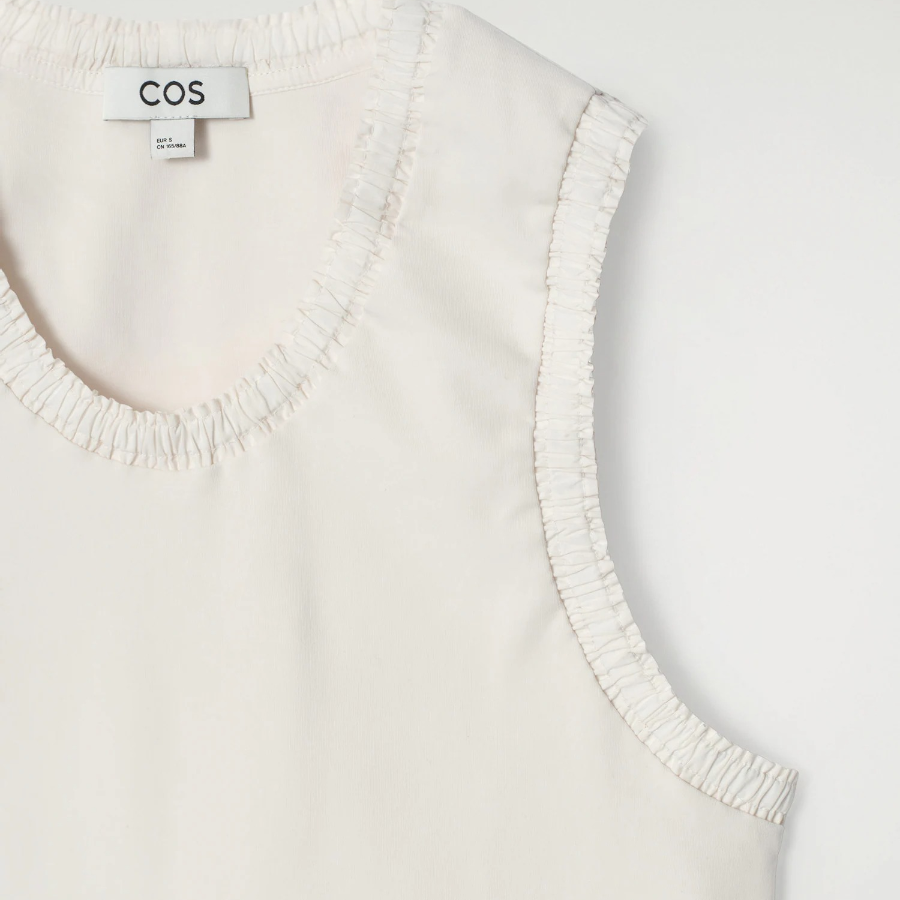 COS – Gathered Cotton Sleeveless Top