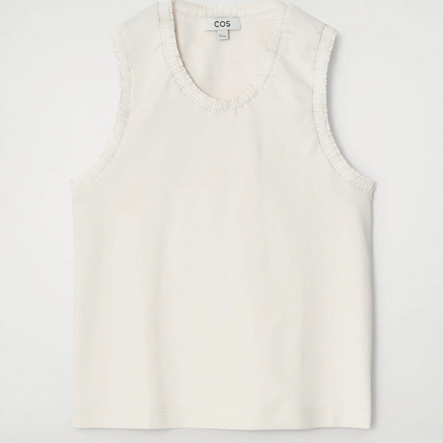 COS – Gathered Cotton Sleeveless Top