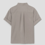 Theory Women Fluid Lyocell Military Shirt - Soft Taupe