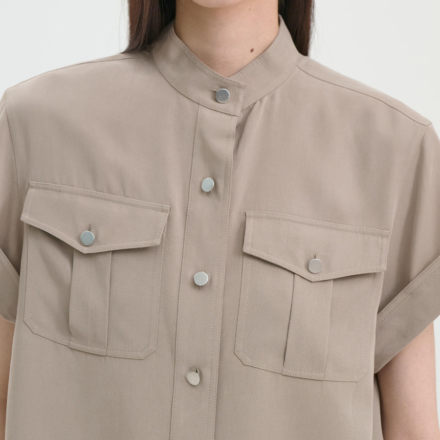 COS – Twist Detail Cotton Top