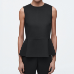 COS Peplum Scuba Sleeveless Top