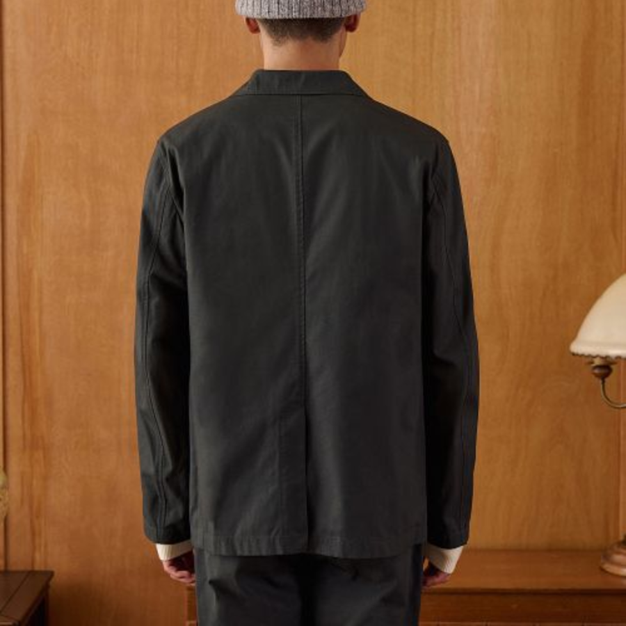 City Walkers Cotton Blazer — Dark Gray