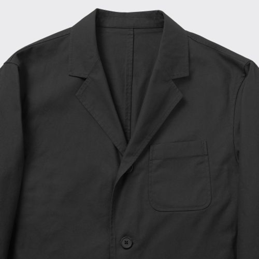 City Walkers Cotton Blazer — Dark Gray