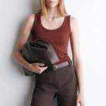 COS Ribbed Scoop-Neck Sleeveless Top