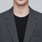 Relaxed Basic Wool Blazer — Medium Gray