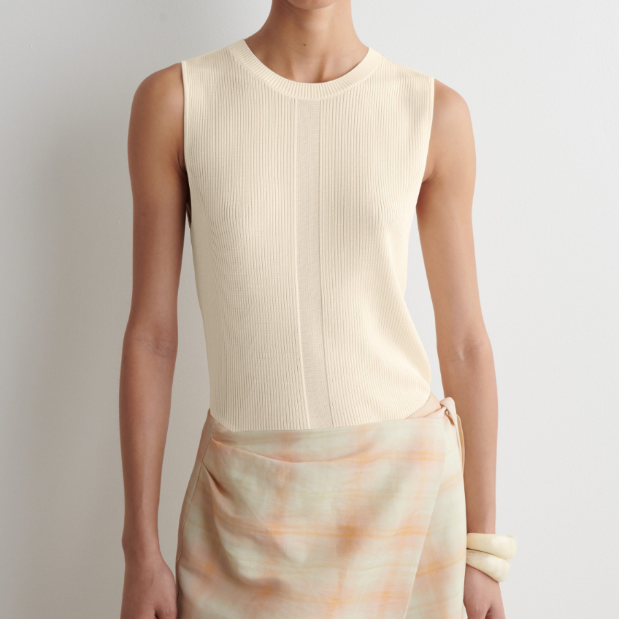 COS Ribbed Knit Sleeveless Top