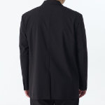 [Cool Standard] Relaxed Basic Blazer — Dark Gray