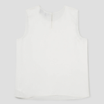 Theory Women Silk Georgette Straight Shell - Ivory