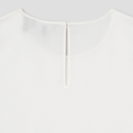 Theory Women Silk Georgette Straight Shell - Ivory