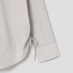 KUHO Collar Neck Shirring Detail Blouse – Grey