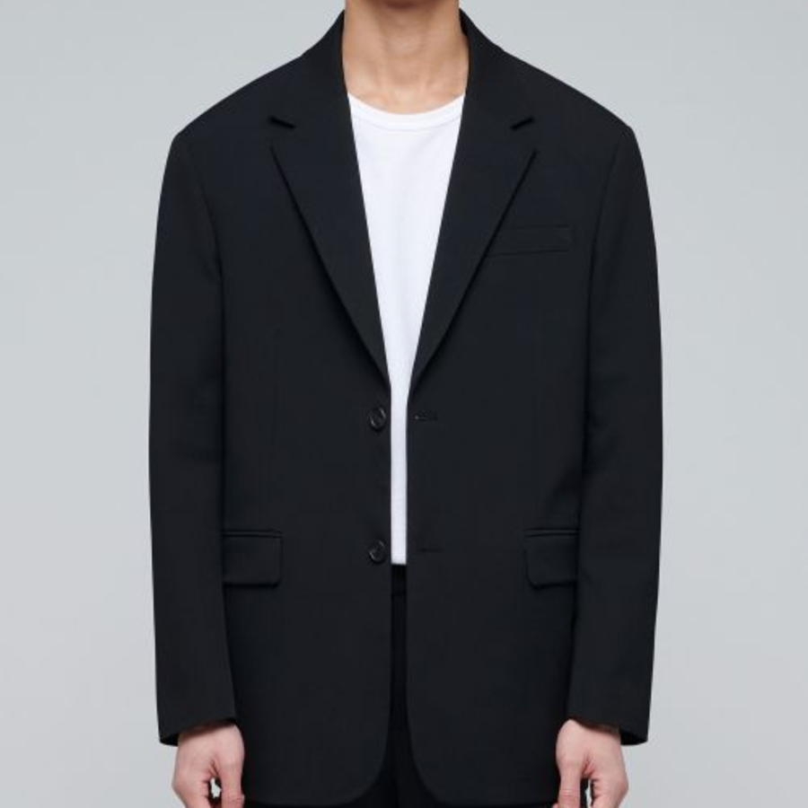 Oversized Blazer — Black